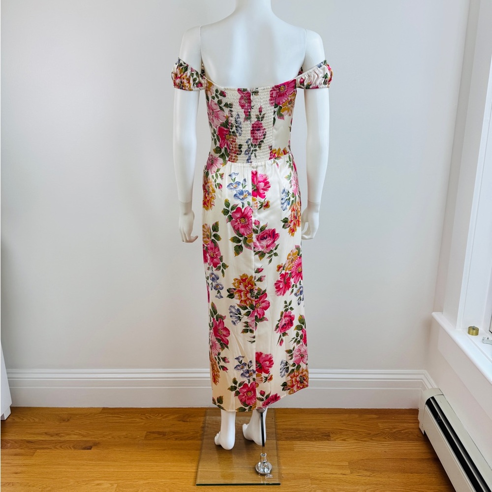 Reformation Pink Floral Midi Dress - Picture 7 of 9